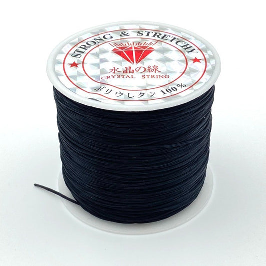 Bobine de fil élastique - Noir