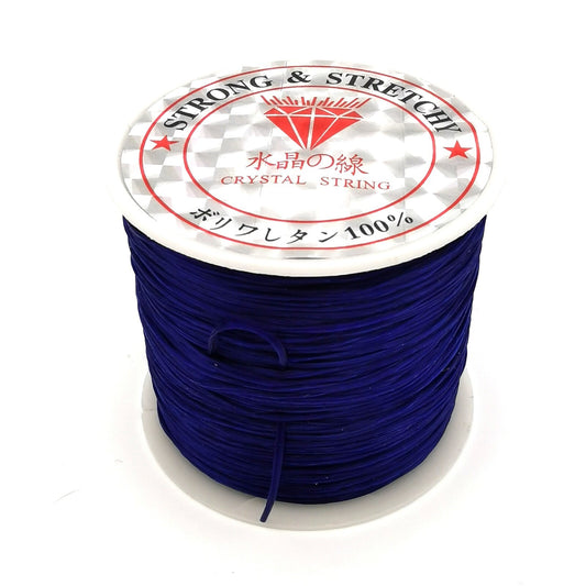 Bobine de fil élastique - Bleu foncé