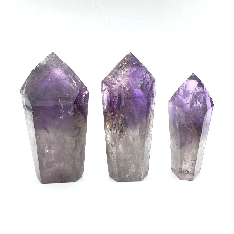 Lot de 3 Pointes Améthyste Fantôme n°1