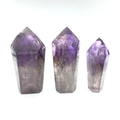 Lot de 3 Pointes Améthyste Fantôme n°1