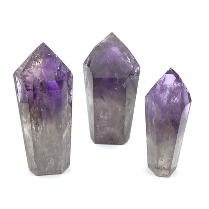 Lot de 3 Pointes Améthyste Fantôme n°1
