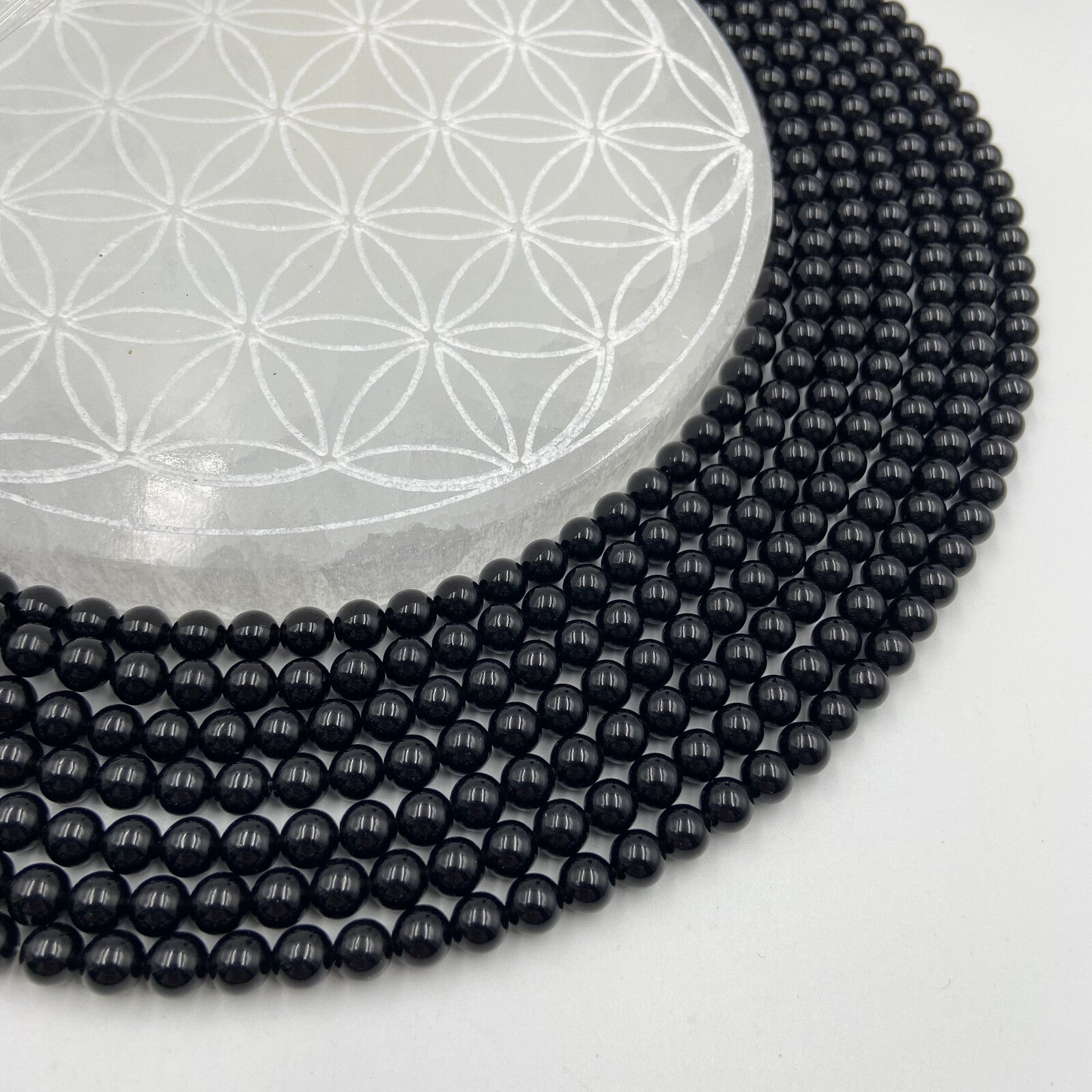 Rang - Obsidienne Noire (6 mm)