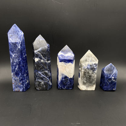 Lot de 5 Pointes Sodalite n°1