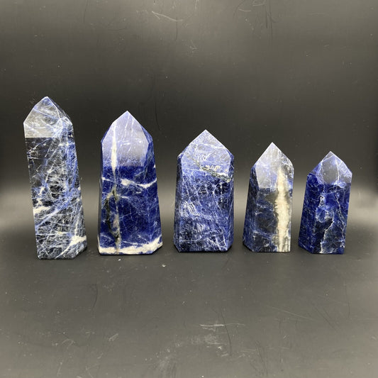 Lot de 5 Pointes Sodalite n°3