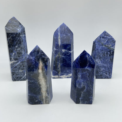 Lot de 5 Pointes Sodalite n°3