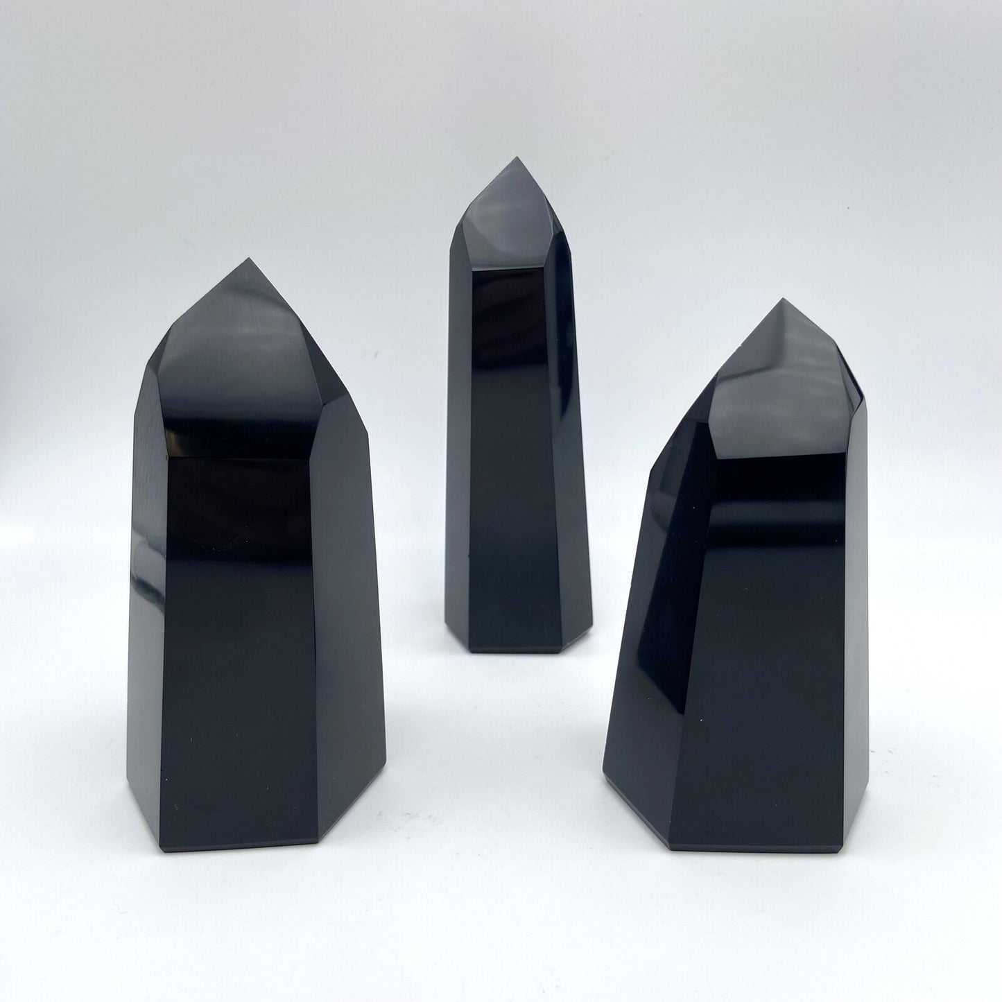 Lot de 3 Pointes Obsidienne Noire n°1