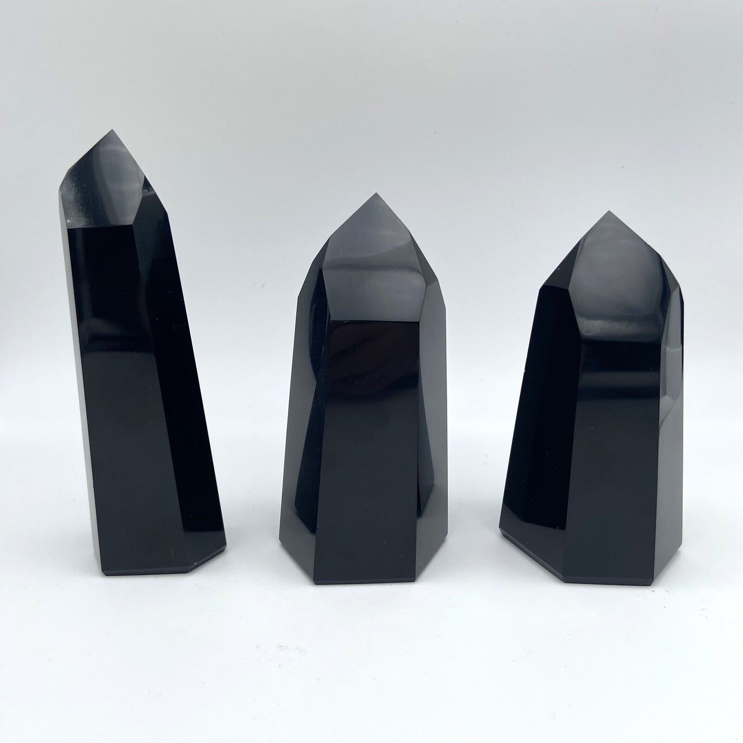 Lot de 3 Pointes Obsidienne Noire n°1