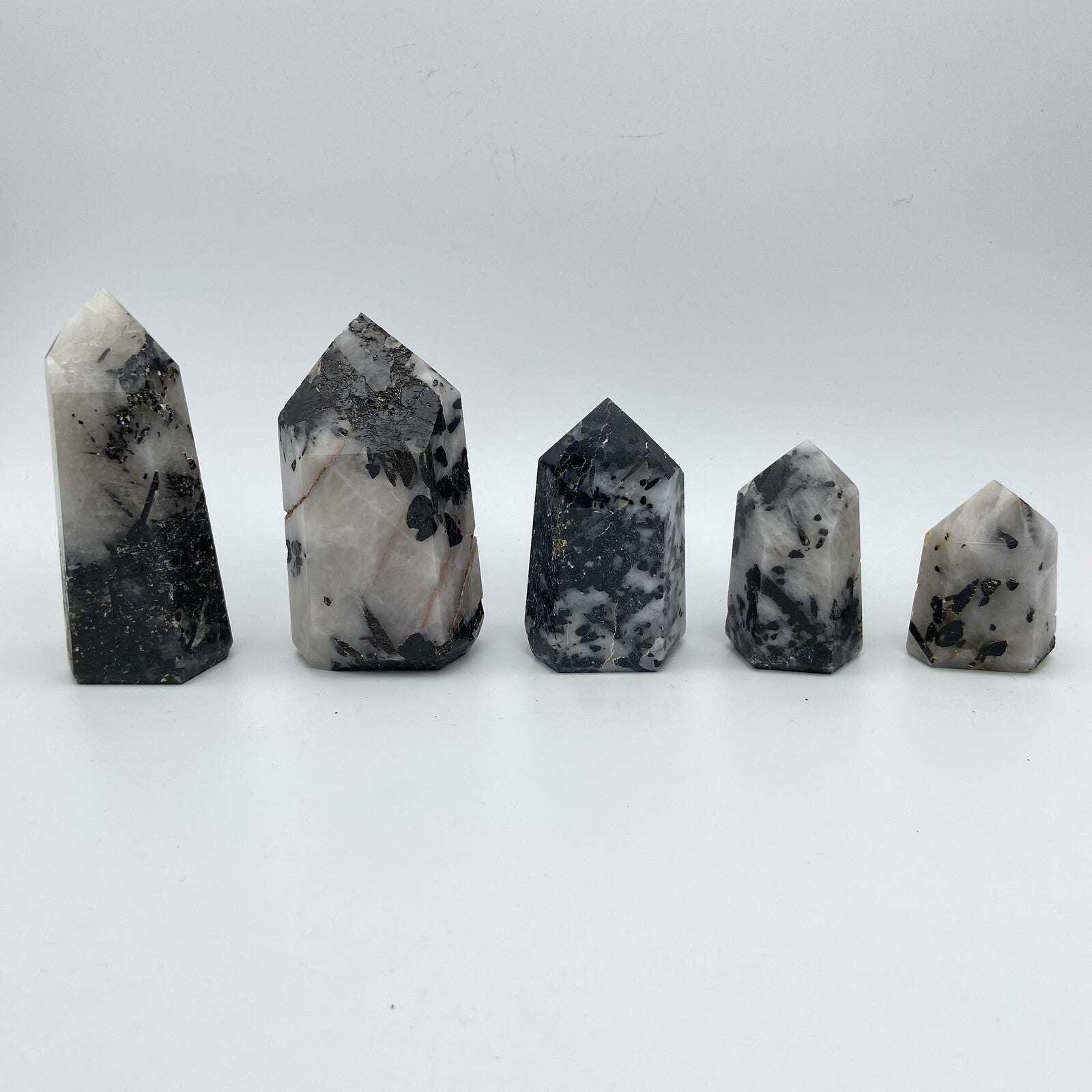 Lot de 5 Pointes Tourmaline / Quartz n°5
