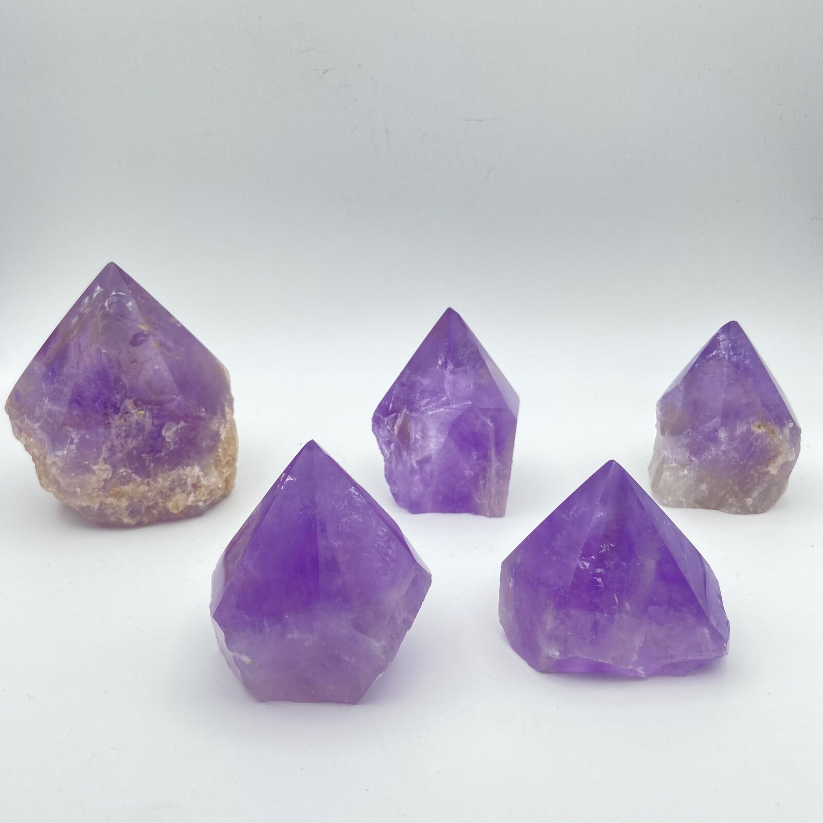 Lot de 5 Pointes Améthyste Bolivie n°1