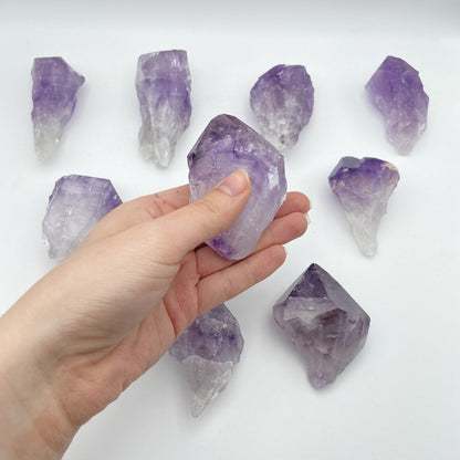Lot de 9 Pointes Améthyste Brutes n°3