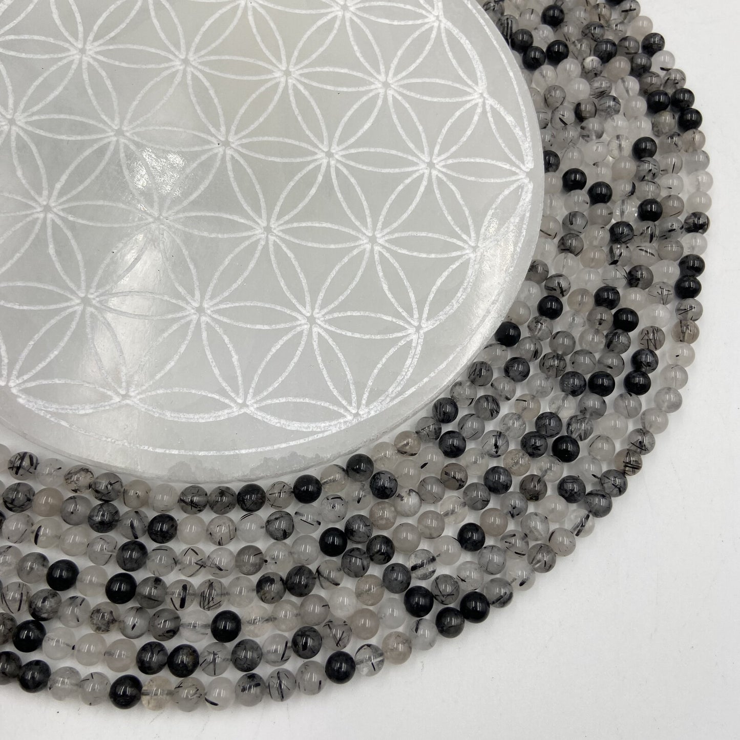 Rang - Tourmaline Noire et Quartz EXTRA (6 mm)