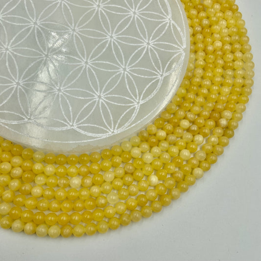 Rang - Calcite jaune miel (6 mm)