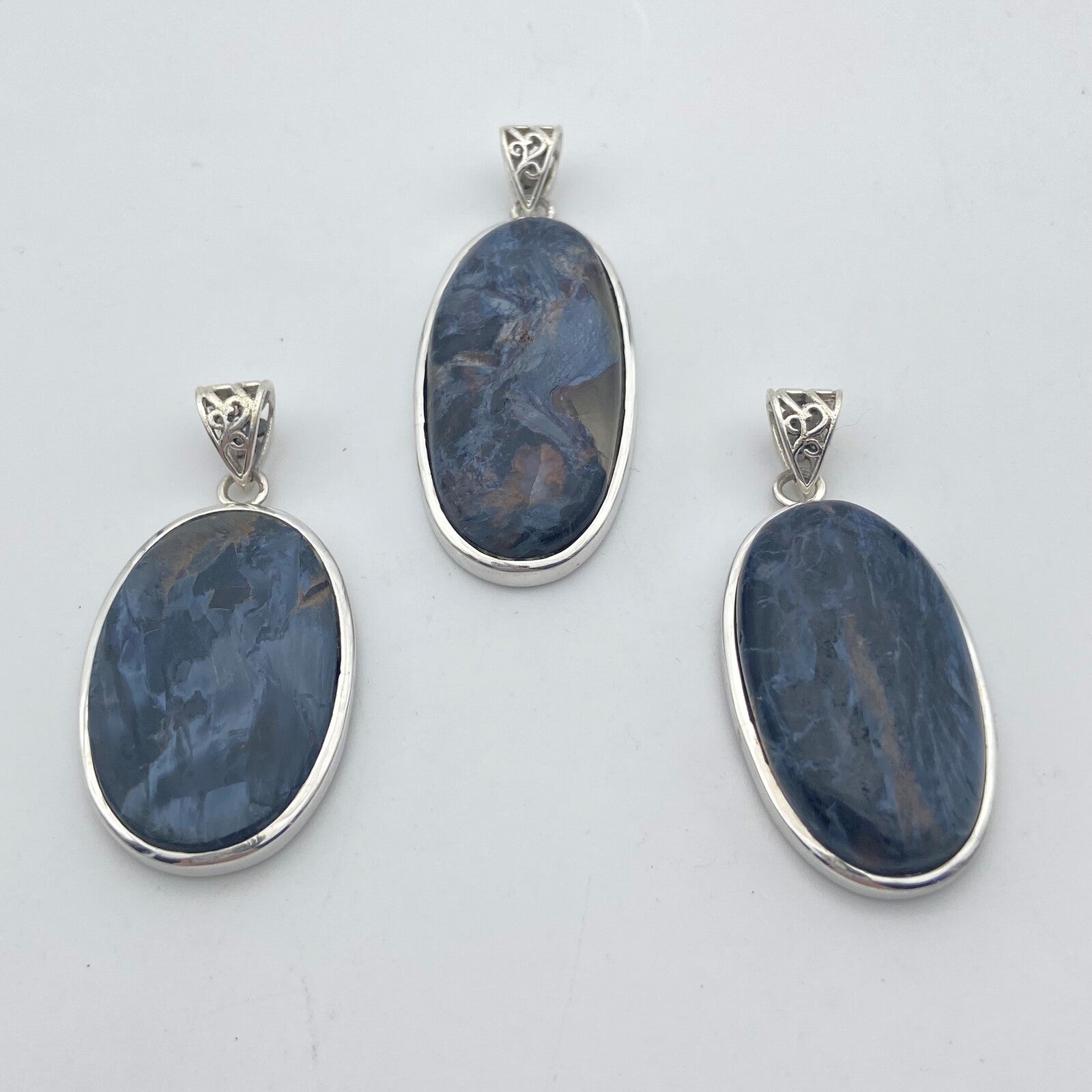 Lot de 3 Pendentifs Argent - Piétersite n°2