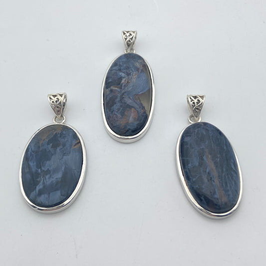 Lot de 3 Pendentifs Argent - Piétersite n°2