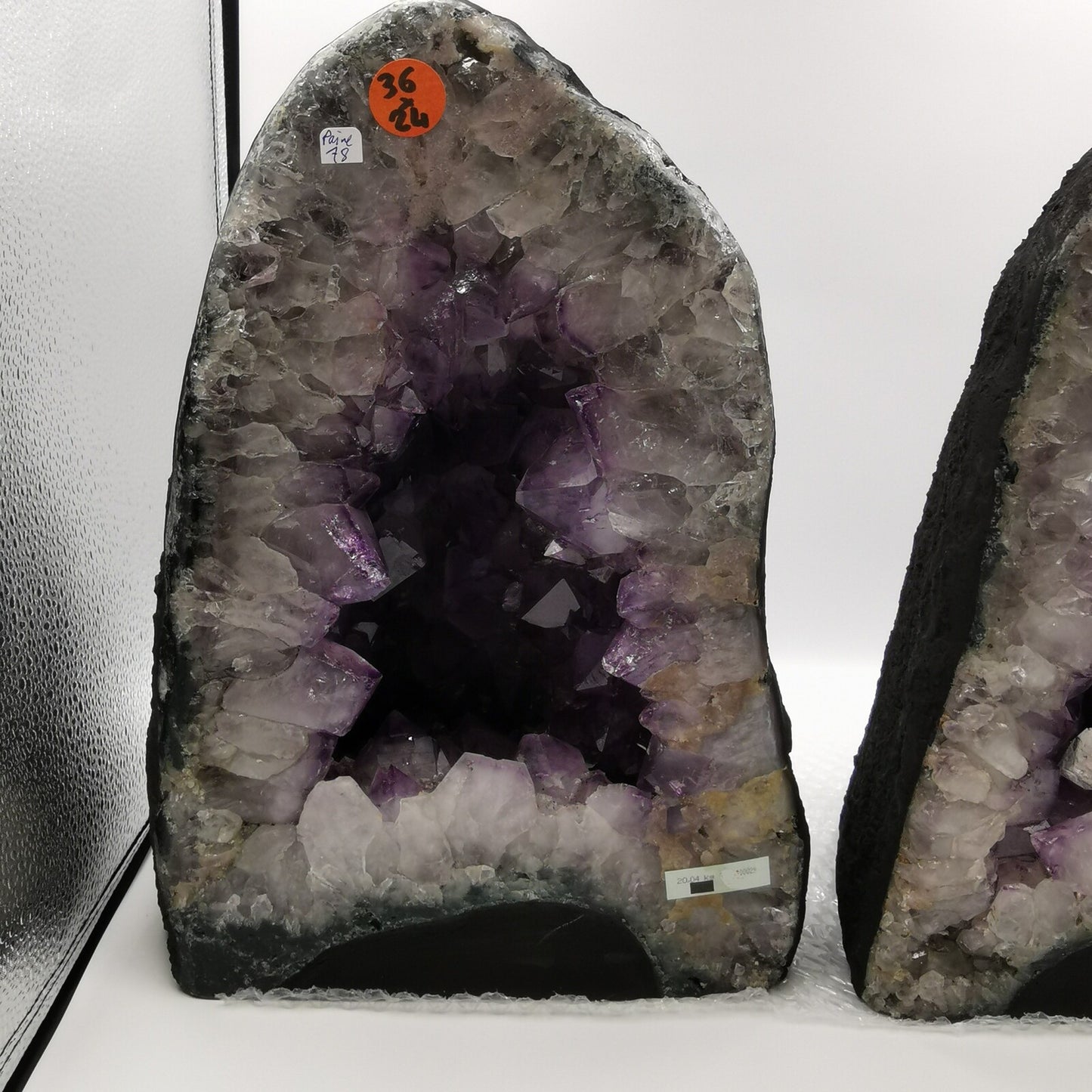 Paire de Géode - Améthyste n°78