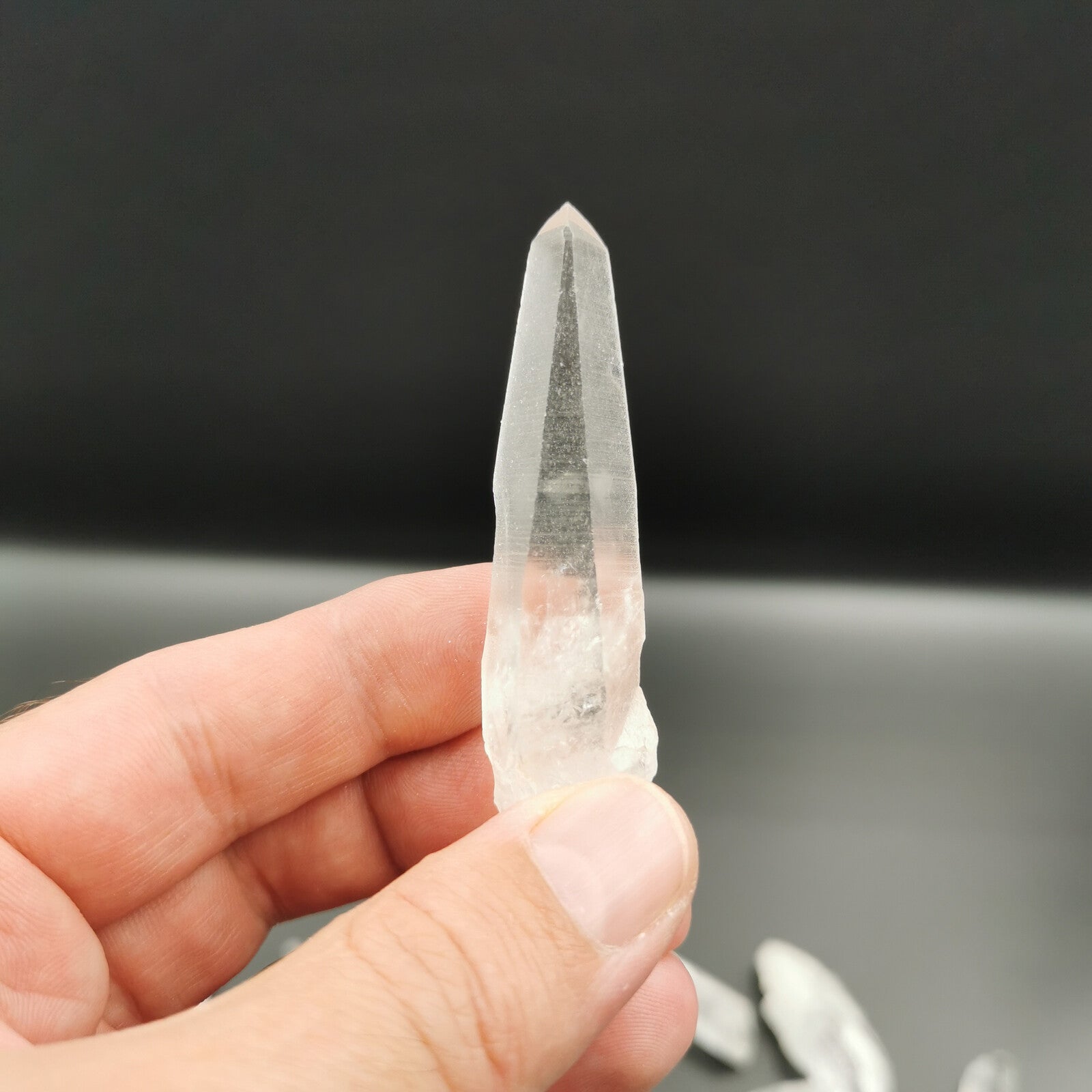 Pointes de cristal / quartz brut - Moyen