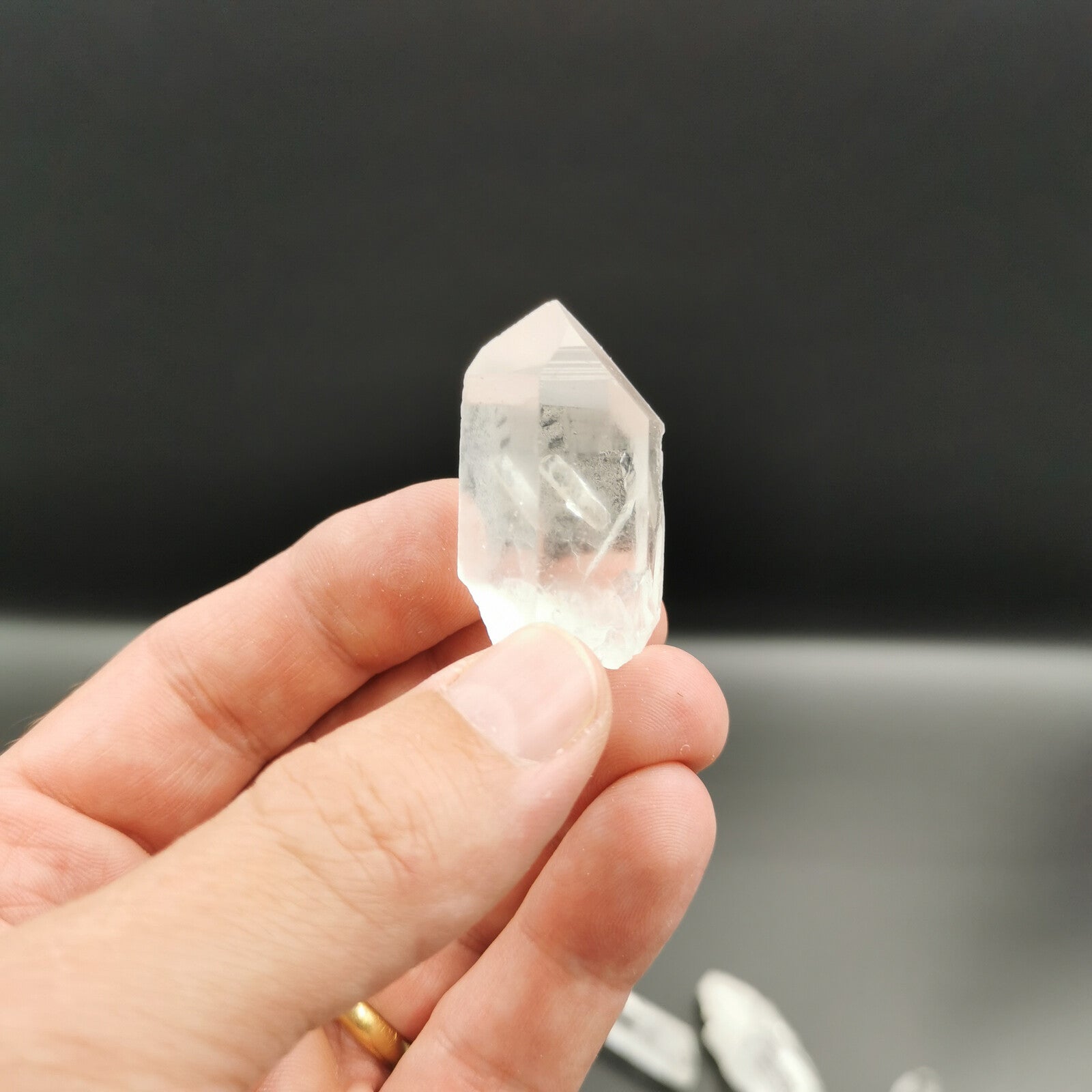 Pointes de cristal / quartz brut - Moyen