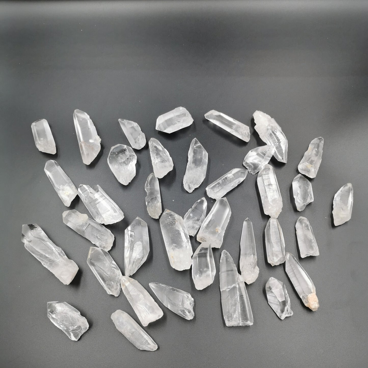 Pointes de cristal / quartz brut - Moyen