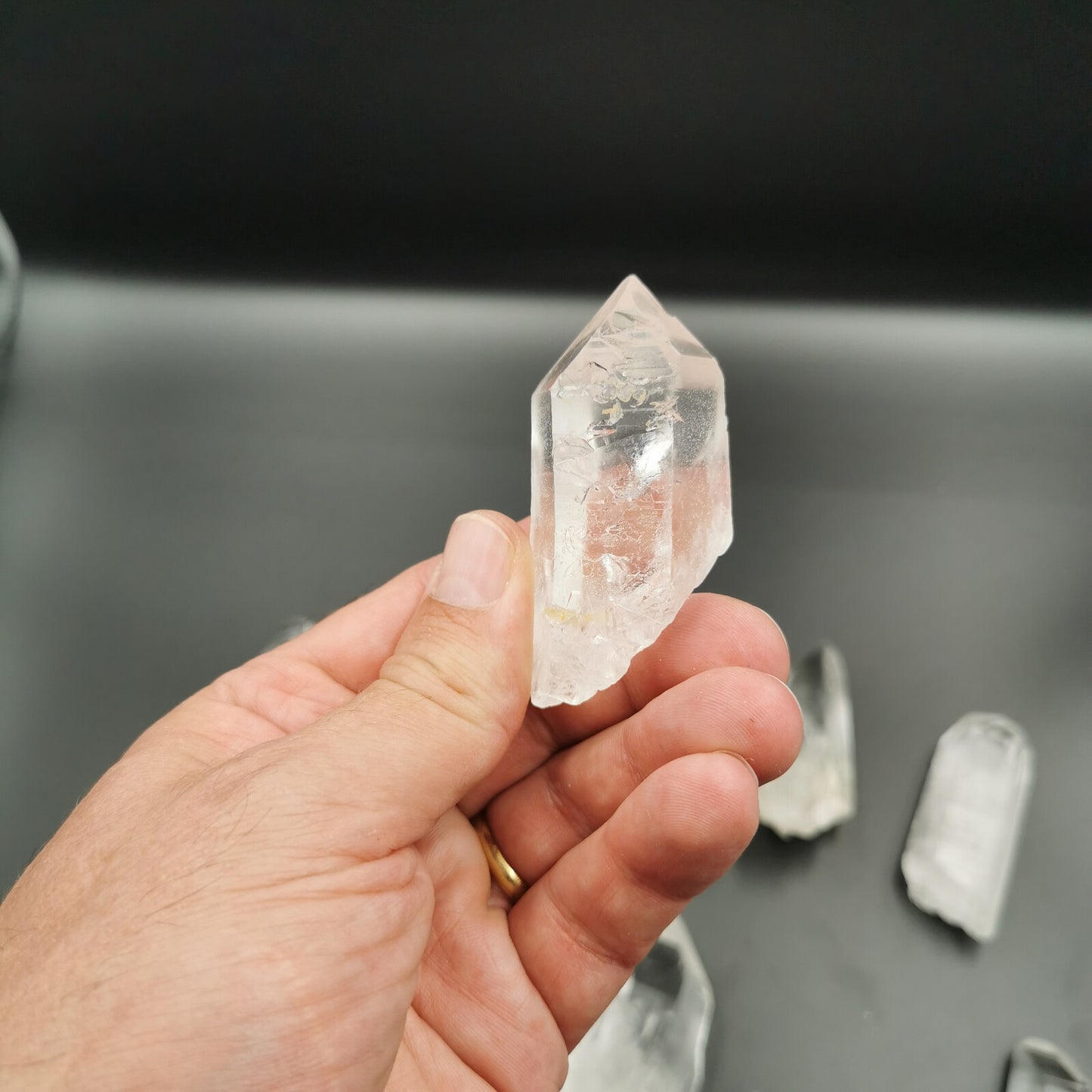 Pointes de cristal / quartz brut - Grand