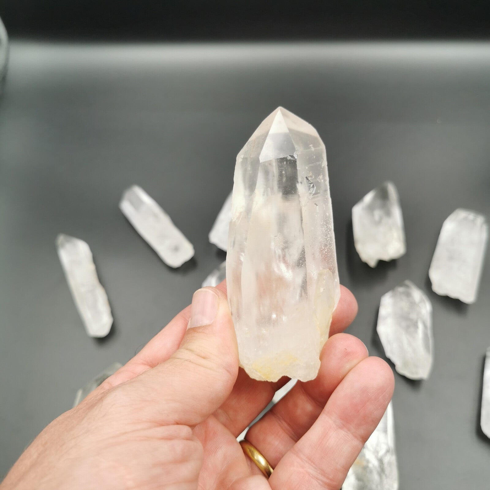 Pointes de cristal / quartz brut - Grand