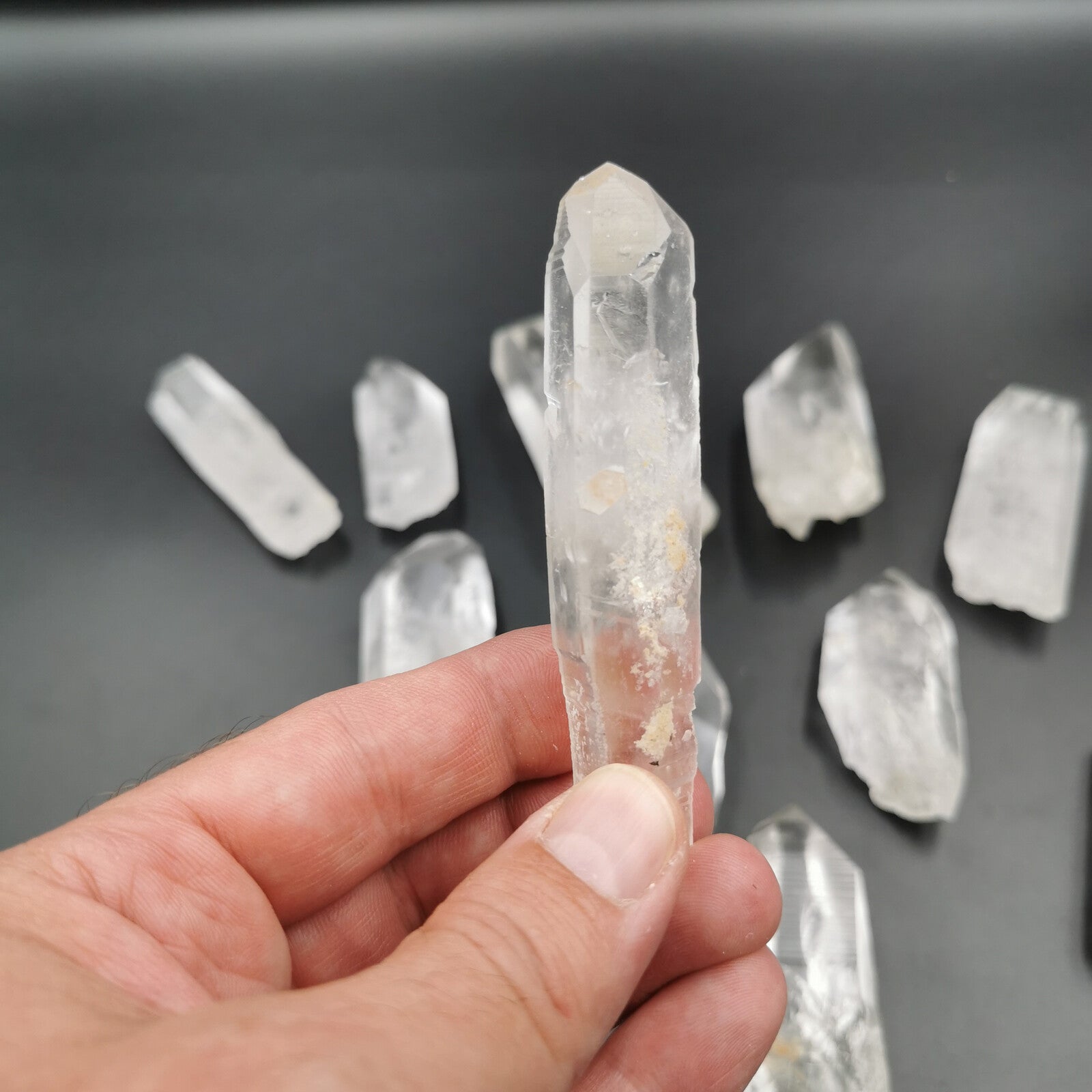 Pointes de cristal / quartz brut - Grand