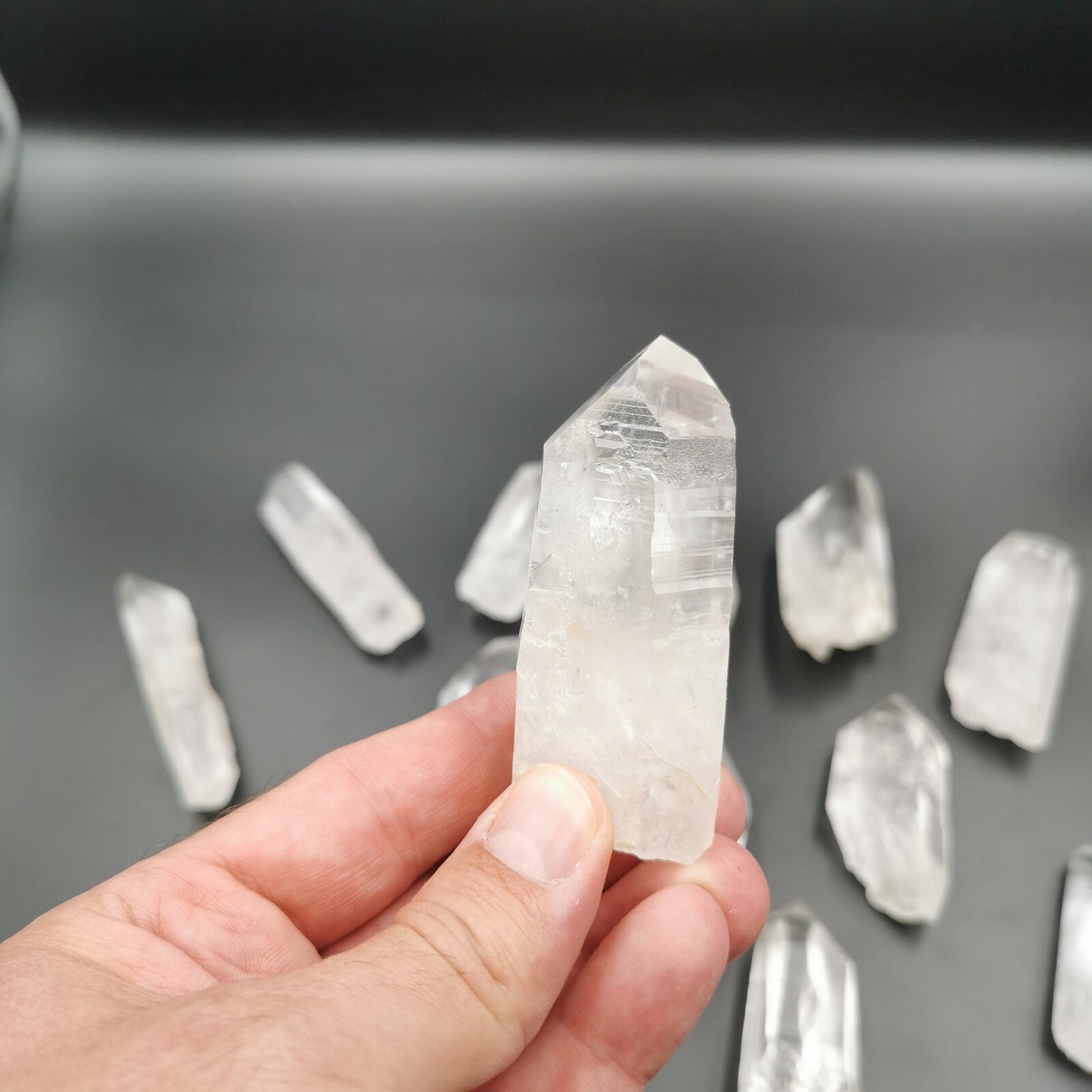 Pointes de cristal / quartz brut - Grand