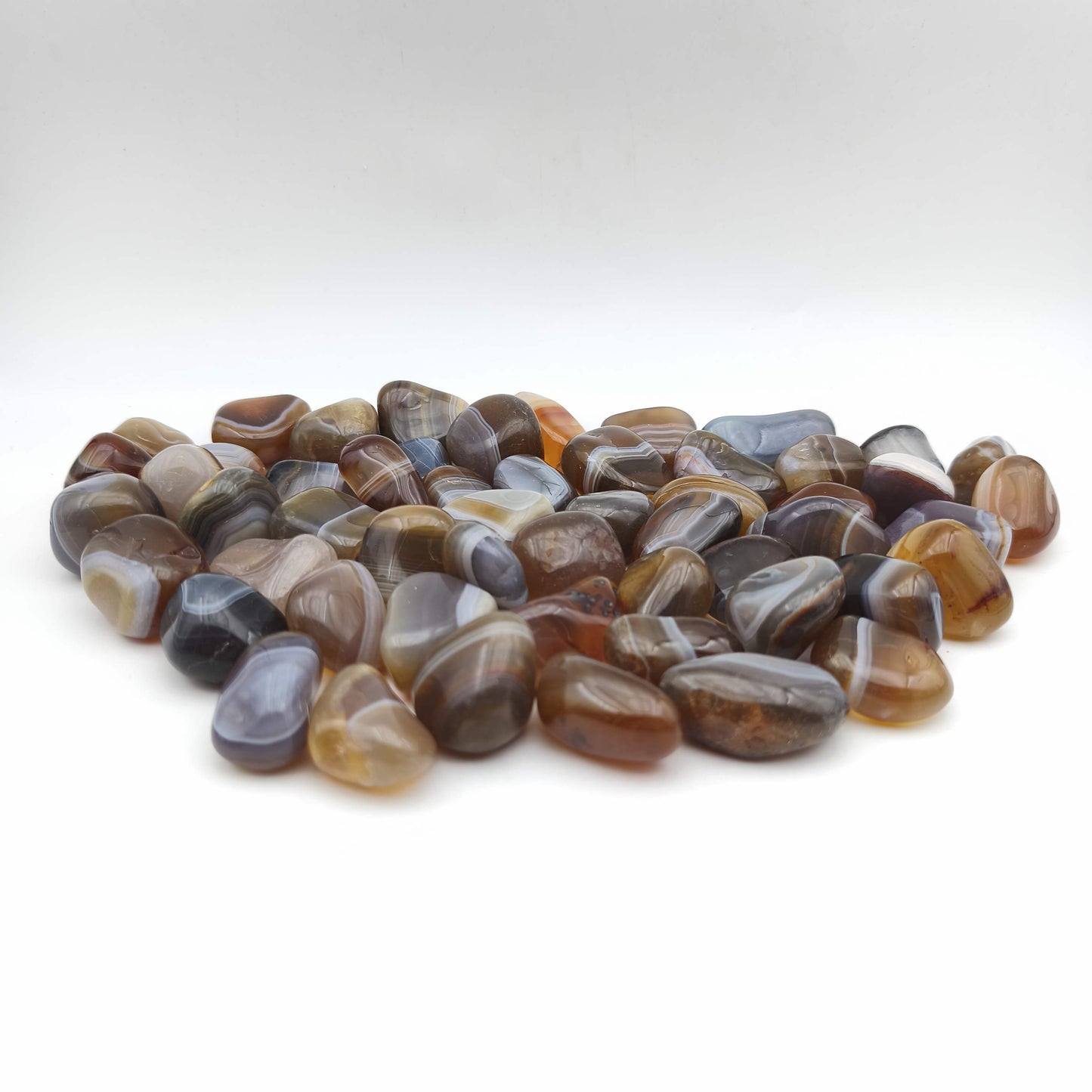 Pierres Roulées - Agate à bandes EXTRA (200 g)