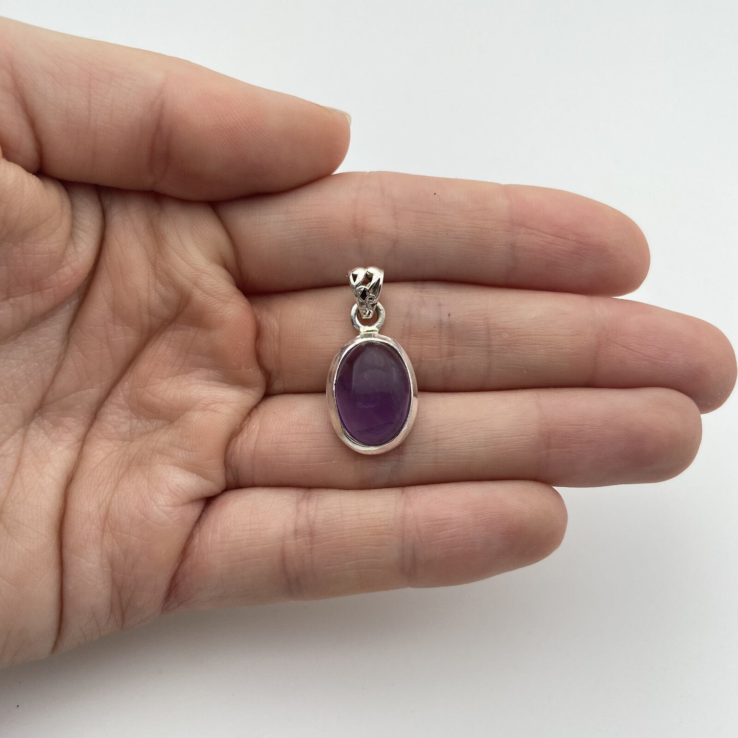 Pendentif Argent - Améthyste