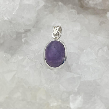 Pendentif Argent - Améthyste