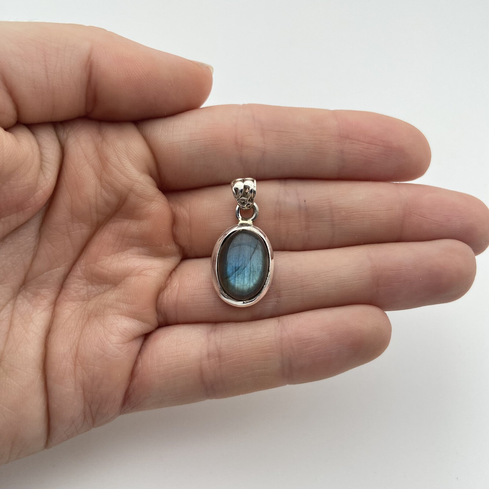 Pendentif Argent - Labradorite