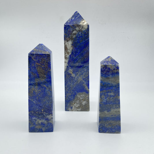 Lot de 3 Obélisques - Lapis Lazuli EXTRA n°1