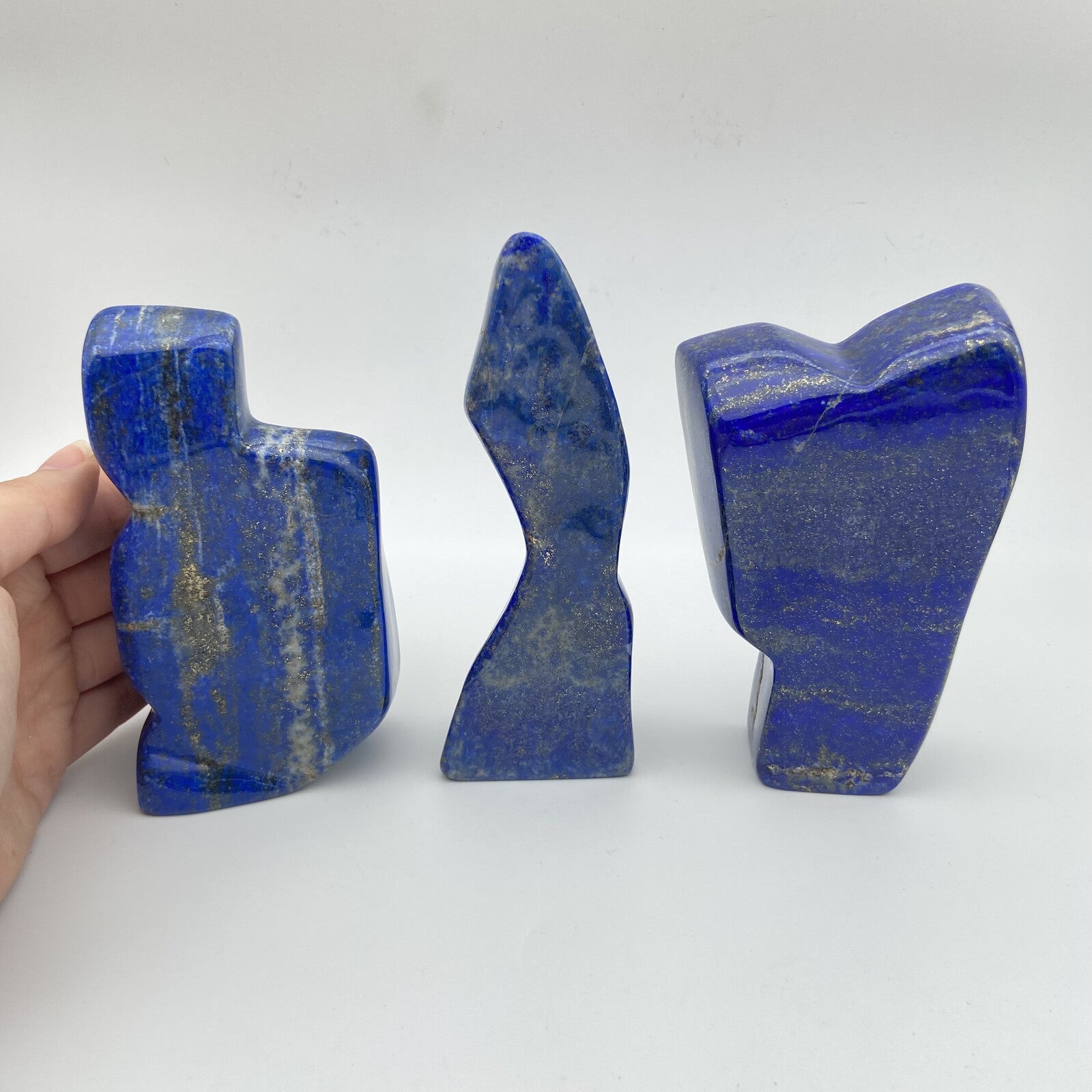 Lot de 3 Formes Libres - Lapis Lazuli EXTRA n°9