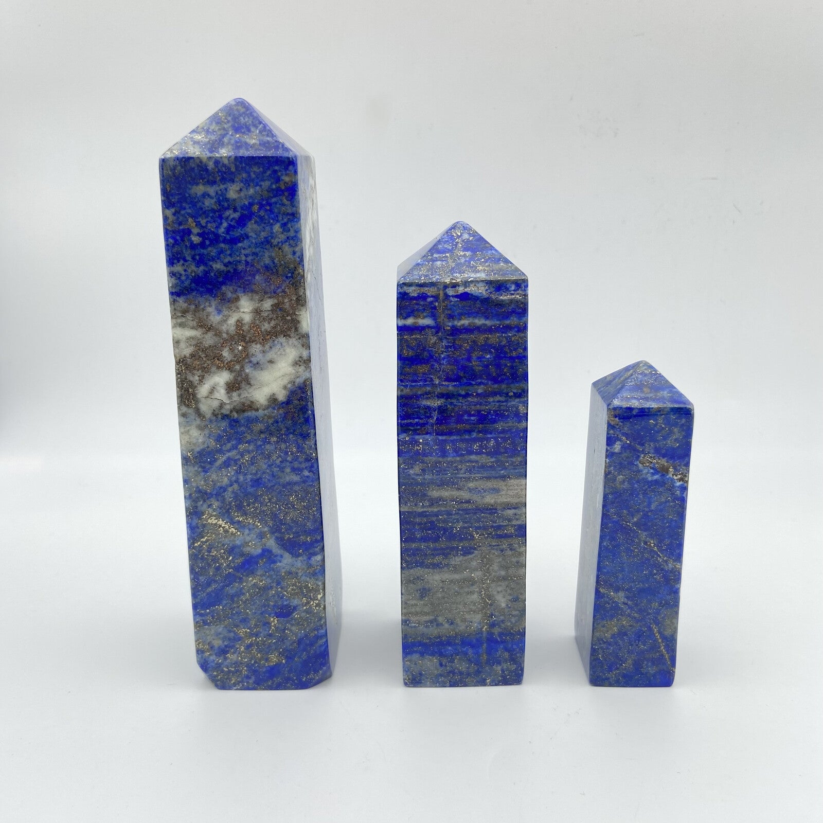 Lot de 3 Obélisques - Lapis Lazuli EXTRA n°2