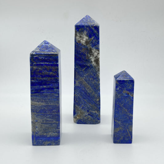 Lot de 3 Obélisques - Lapis Lazuli EXTRA n°2