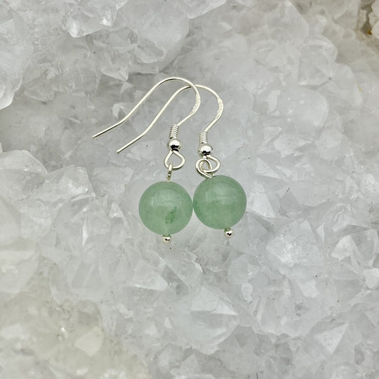 Boucles d'oreilles Argent - Perles Aventurine