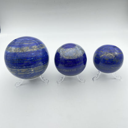 Lot de 3 Sphères - Lapis Lazuli EXTRA n°4