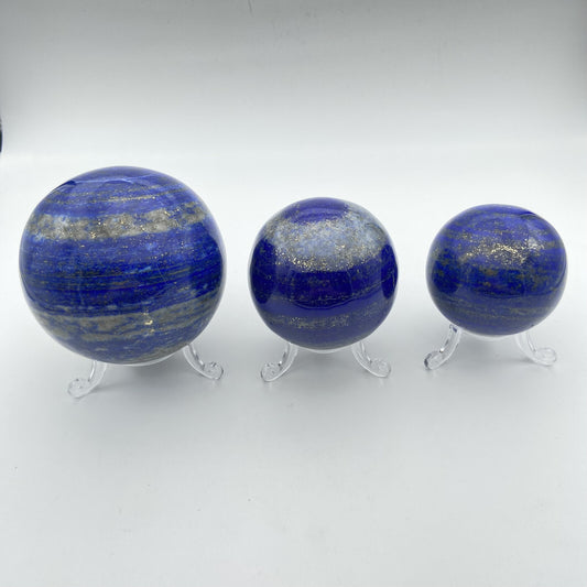 Lot de 3 Sphères - Lapis Lazuli EXTRA n°4