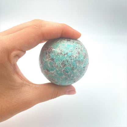 Lot de 3 Sphères - Amazonite n°1