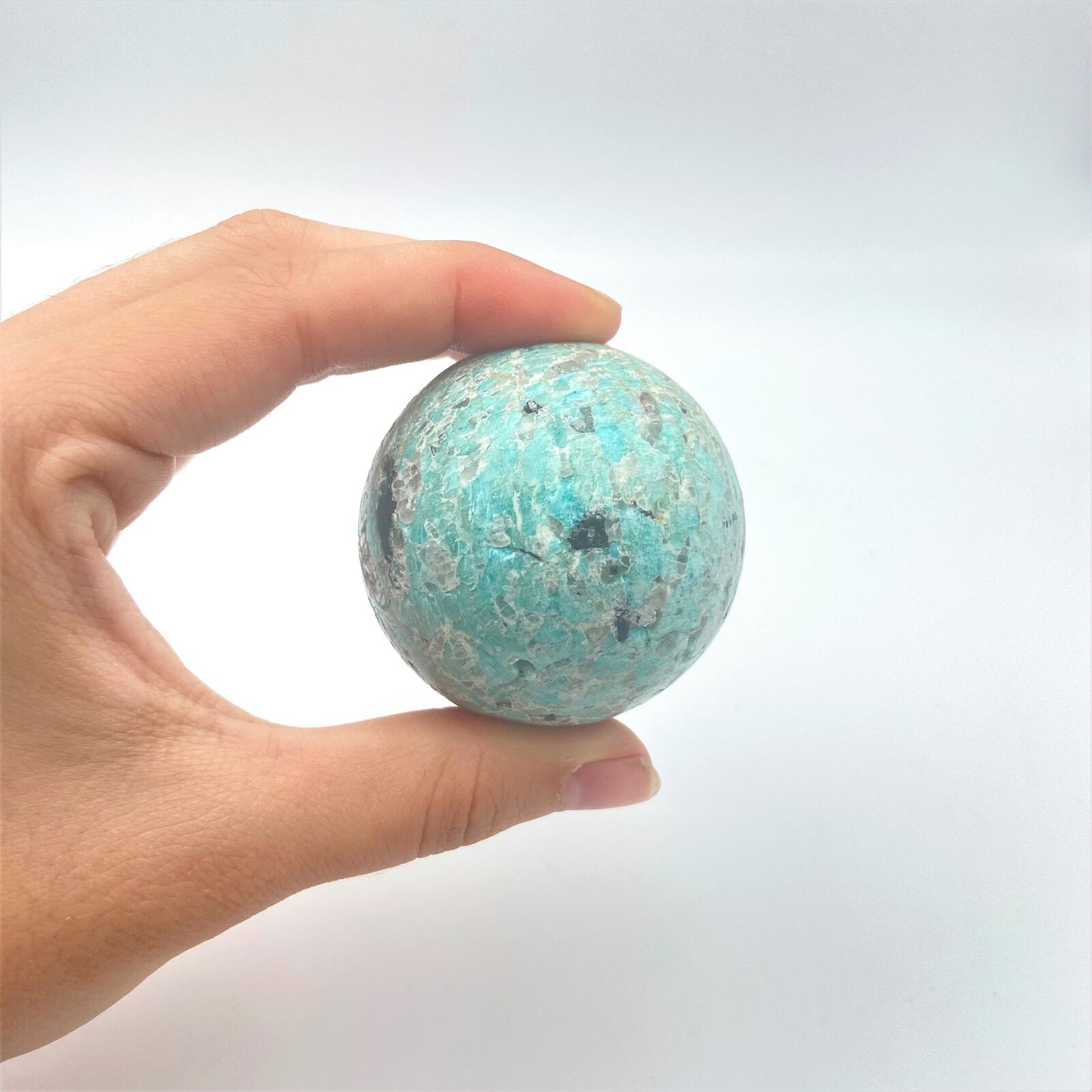 Lot de 3 Sphères - Amazonite n°2