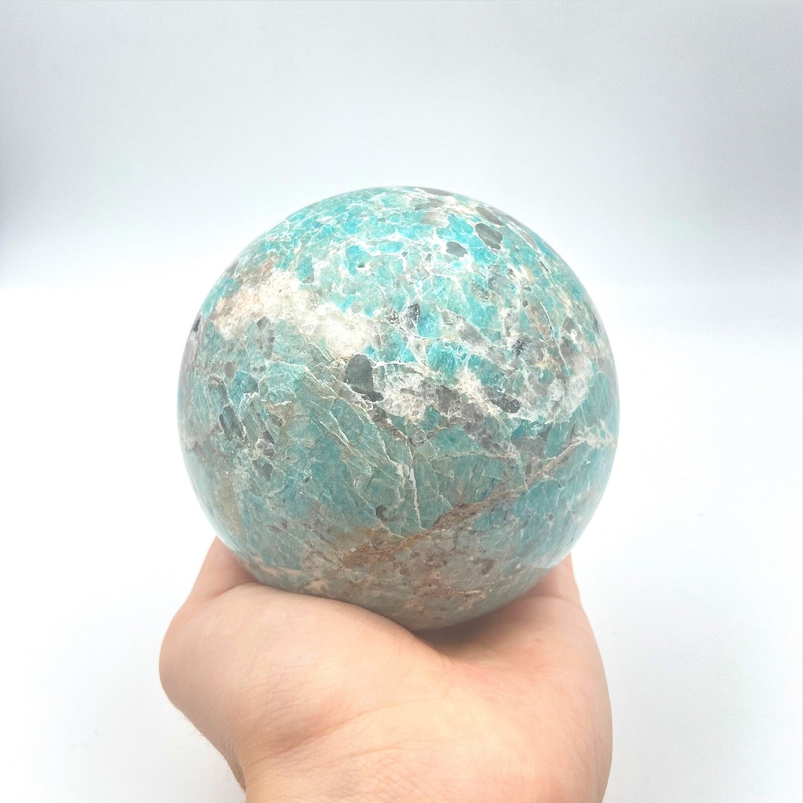 Lot de 3 Sphères - Amazonite n°2