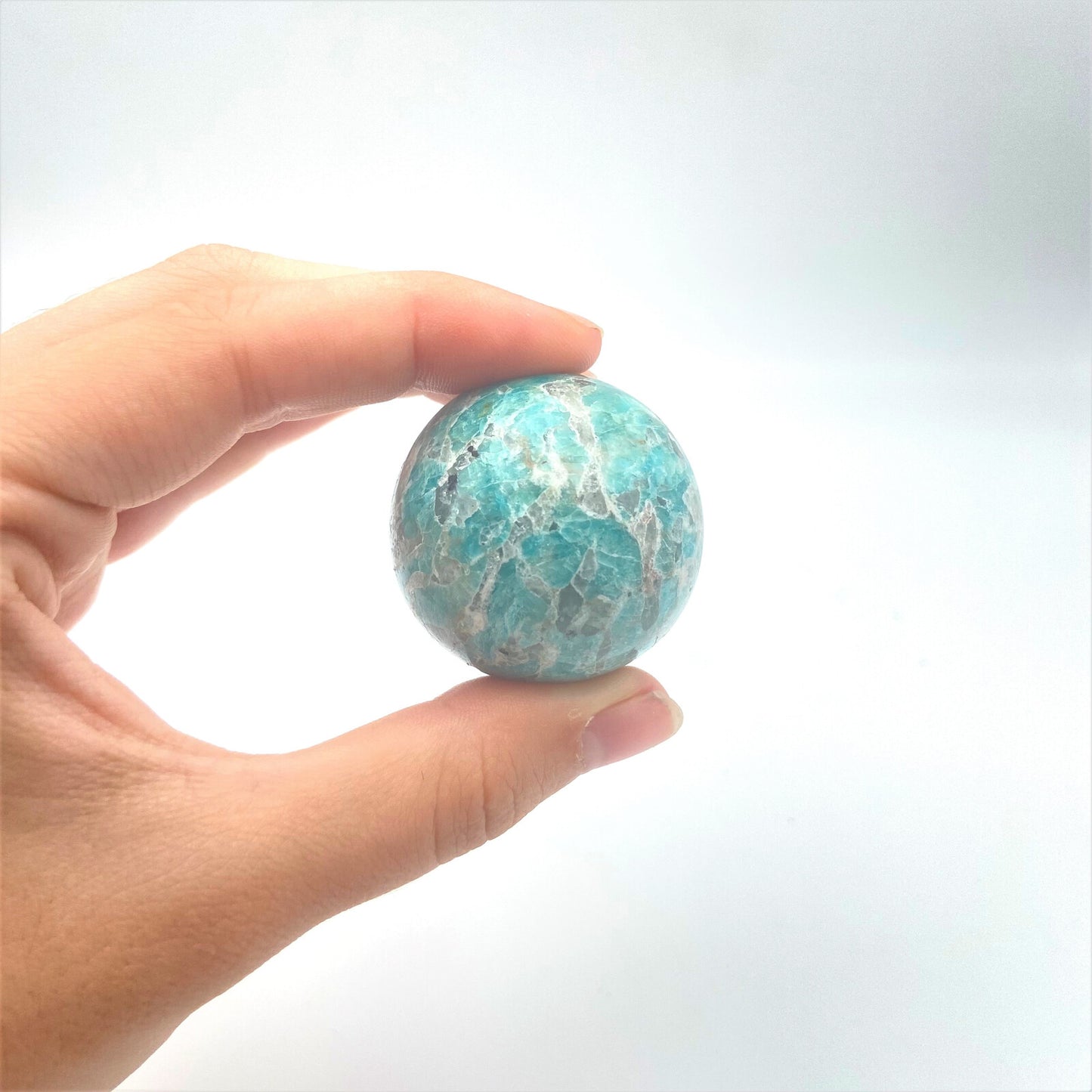 Lot de 3 Sphères - Amazonite n°2