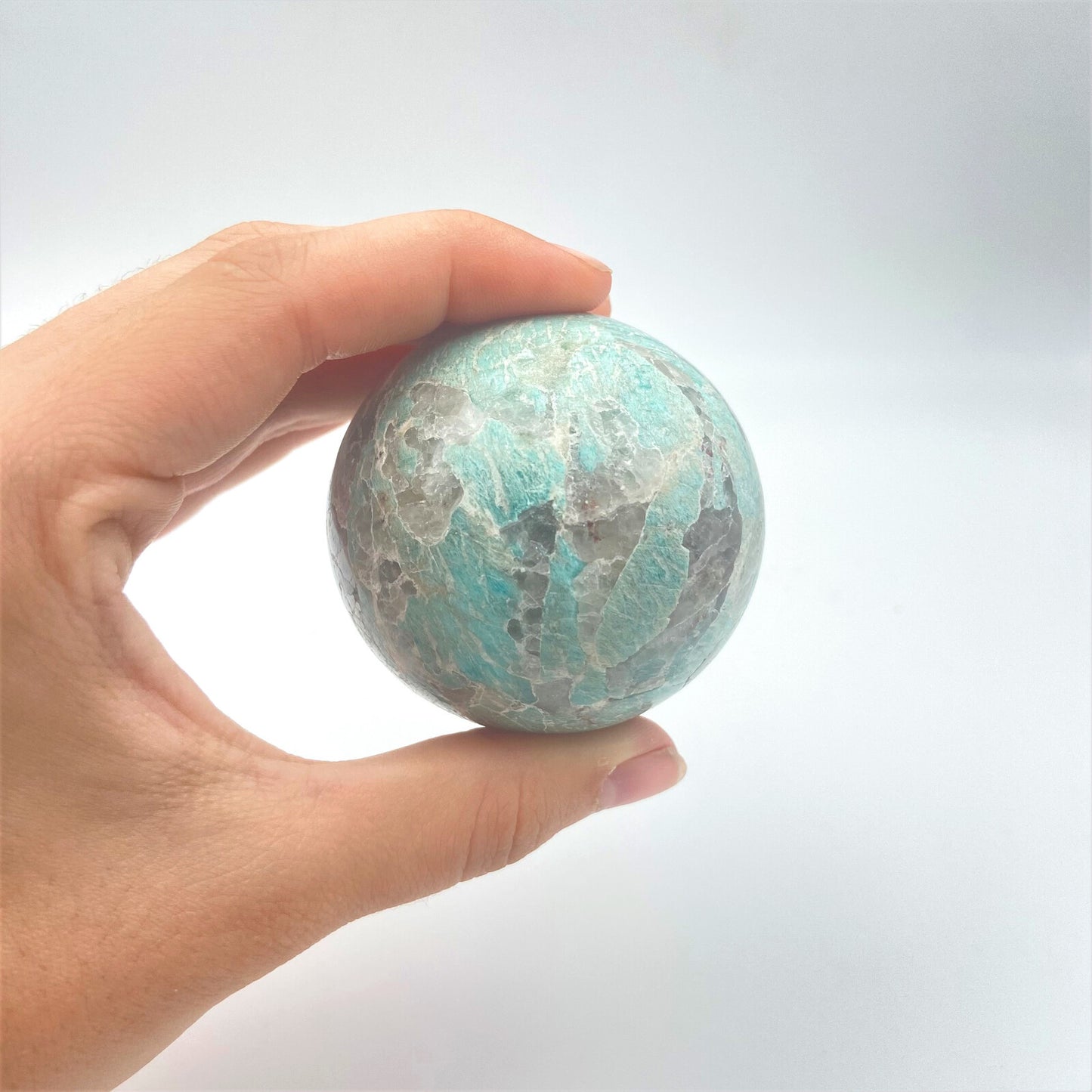 Lot de 3 Sphères - Amazonite n°5