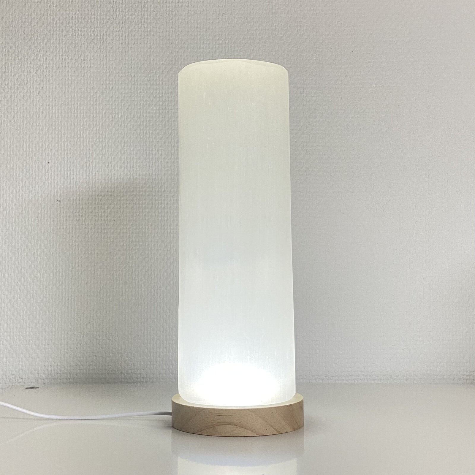 Lampe en Sélénite - Ronde (25 cm)