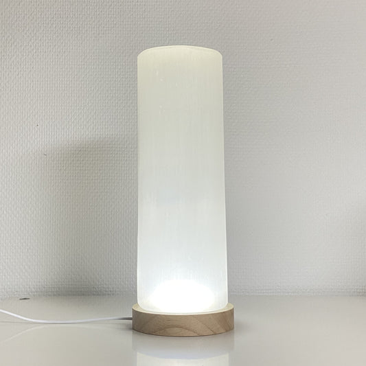 Lampe en Sélénite - Ronde (25 cm)