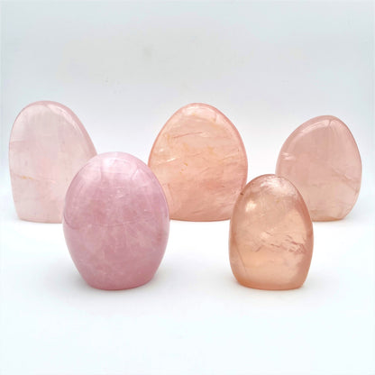 Lot de 5 Formes Libres - Quartz Rose n°5