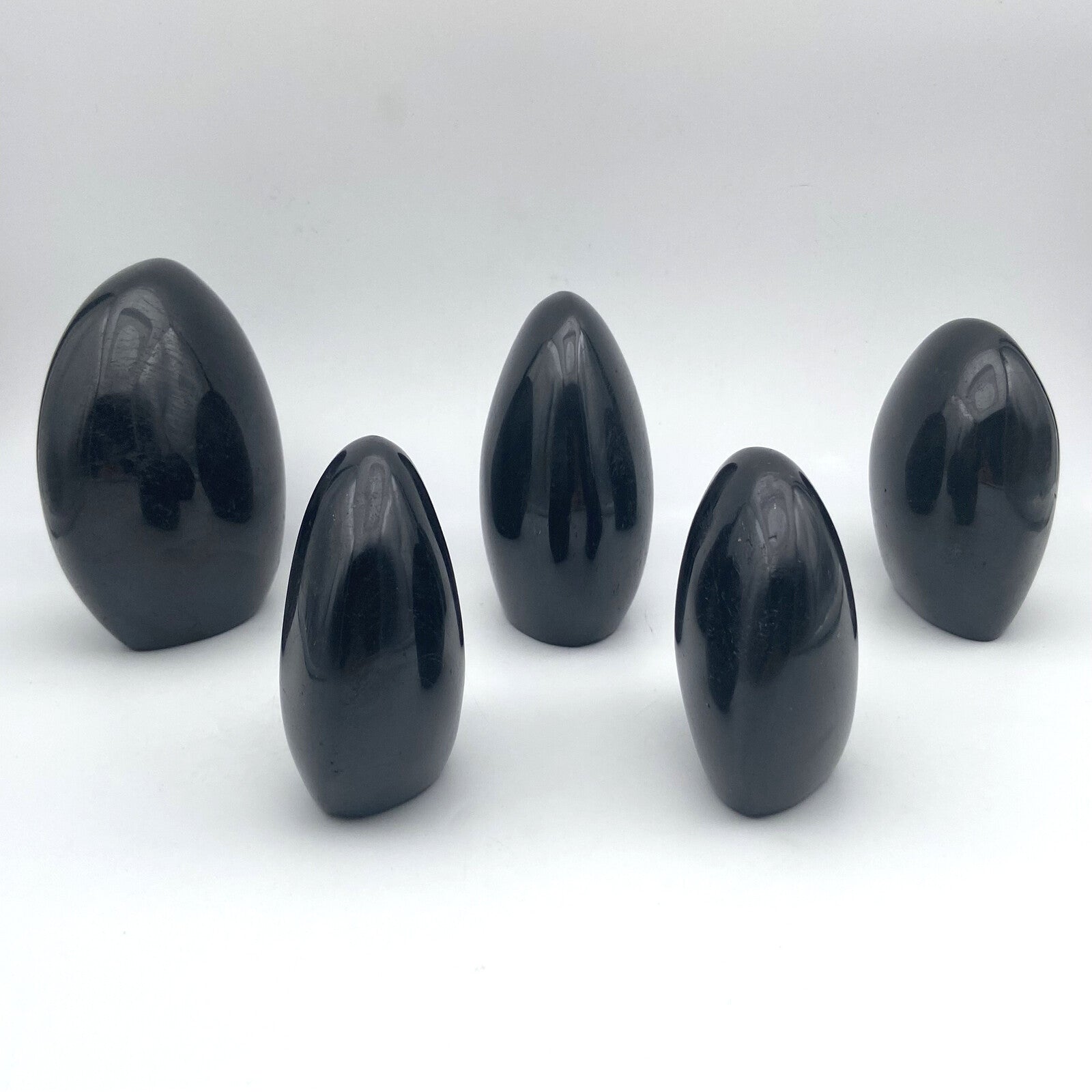 Lot de 5 Formes Libres - Tourmaline Noire n°2