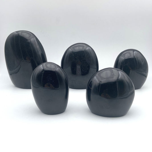 Lot de 5 Formes Libres - Tourmaline Noire n°3