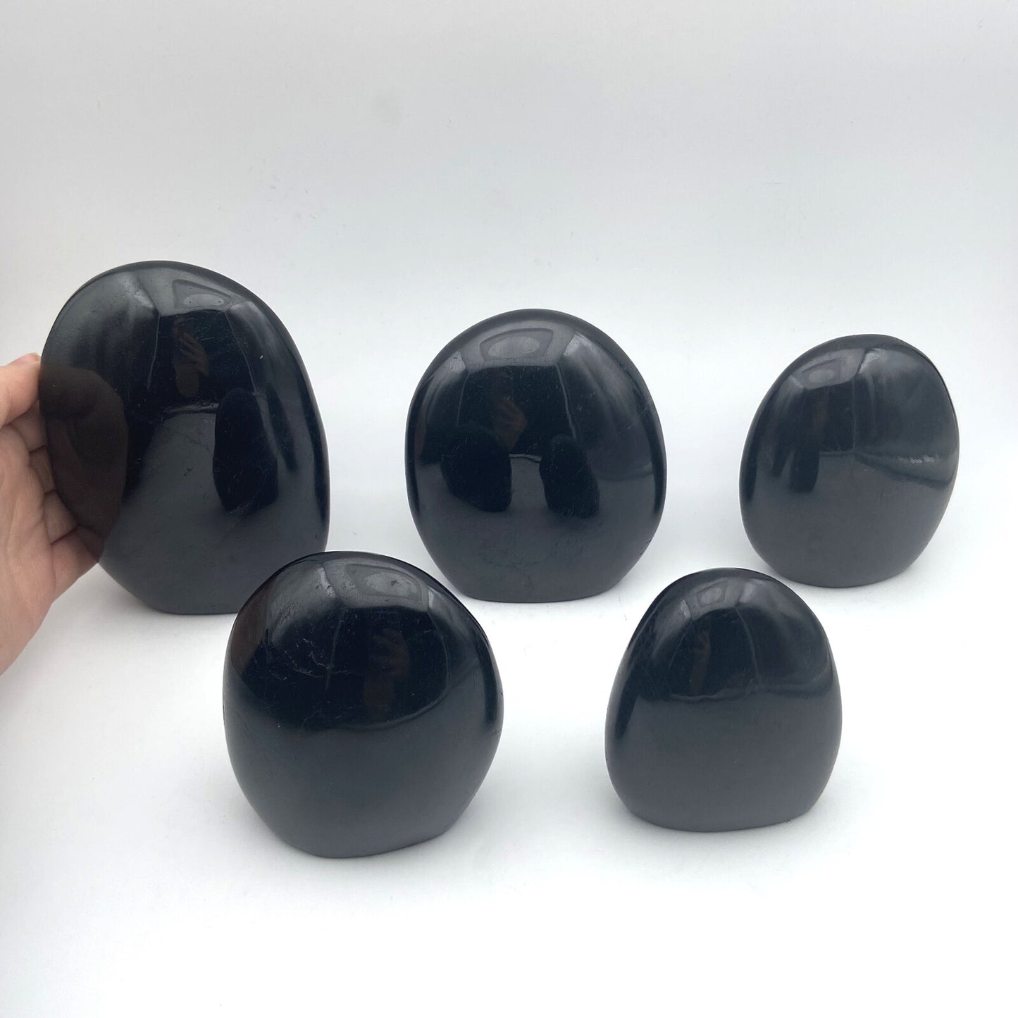 Lot de 5 Formes Libres - Tourmaline Noire n°5