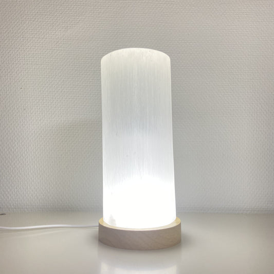 Lampe en Sélénite - Ronde (20 cm)