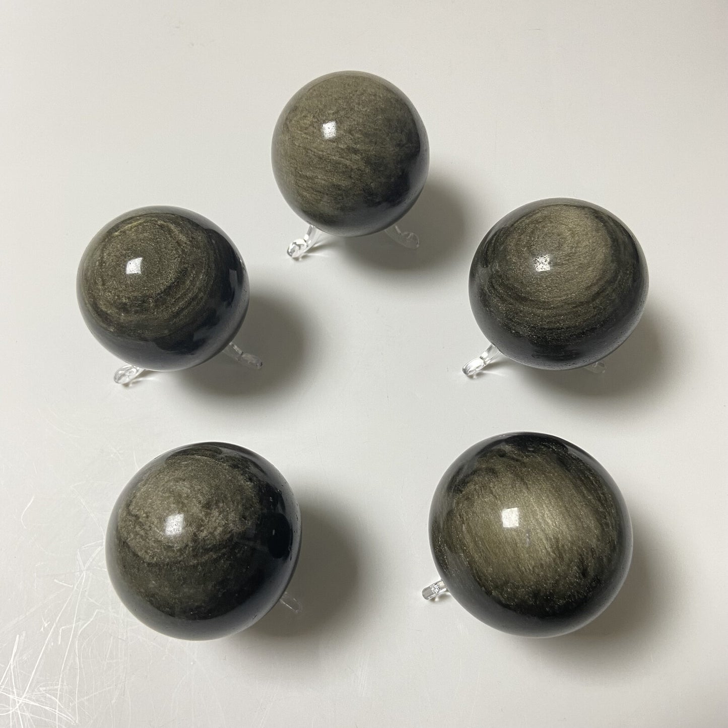 Sphère - Obsidienne Dorée